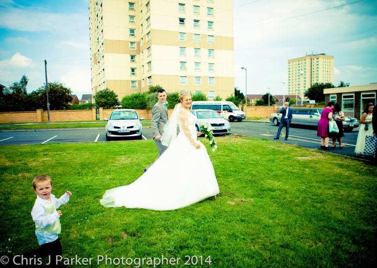 Wedding photography at stockton on Tees registry office